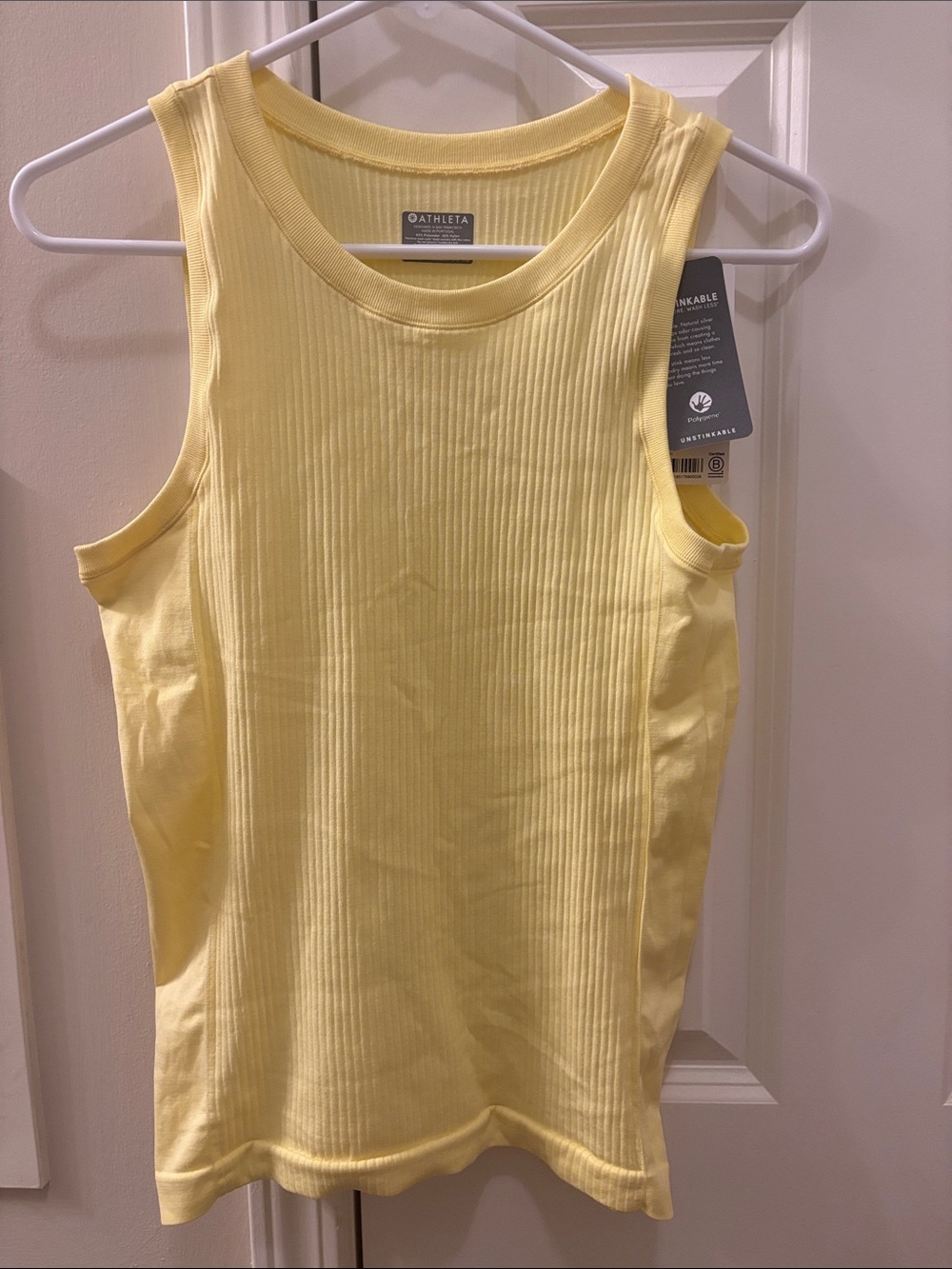 Athleta Renew High Hip Ribbed Tank Top (small)